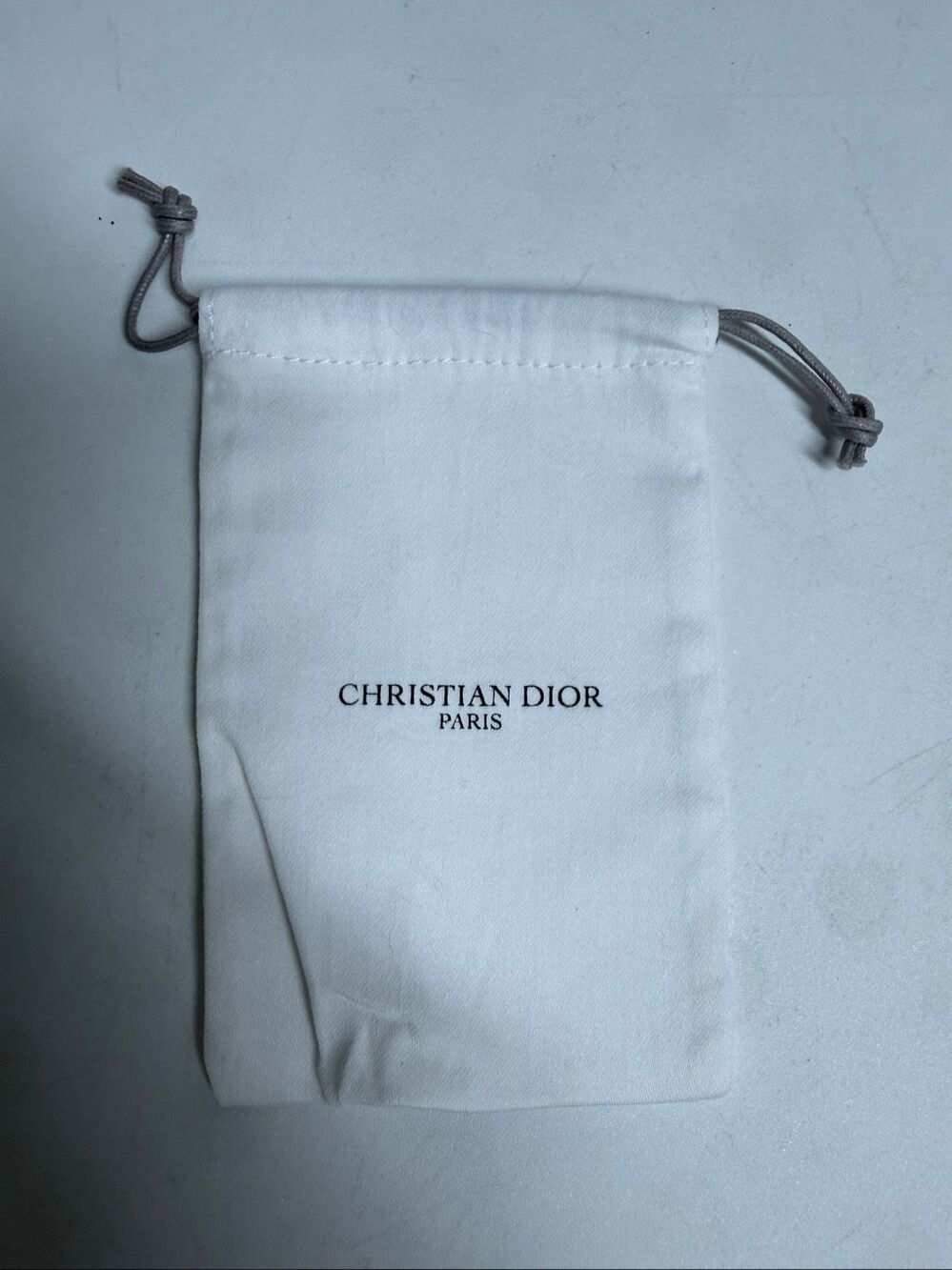 Christian Dior Paris Dust Bag Drawstring Pouch Size 4.5″ × 3.5″
